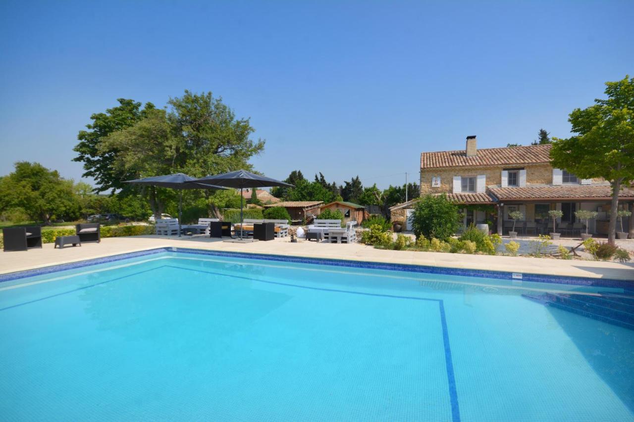 B&B Le Mas Julien piscine chauffée adult only Orange  Exterior foto